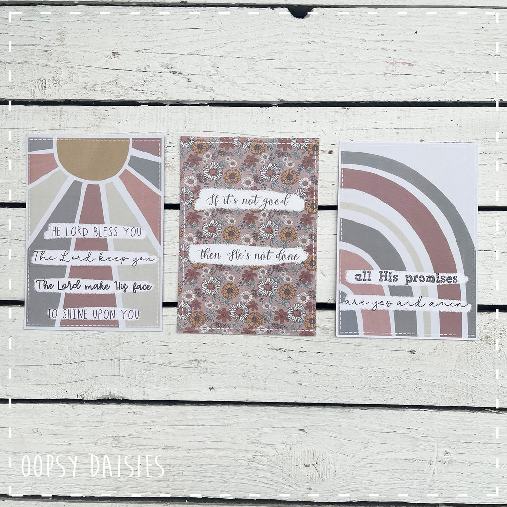 Print / Postcard Rainbow - All His Promises 13877