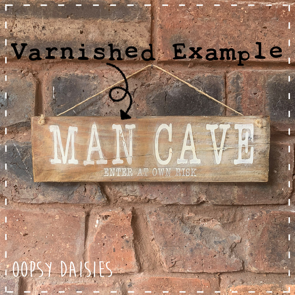 Pallet Sign - Man Cave 14276