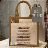 Book / Bible Jute Bag - Daughter of the King 14149