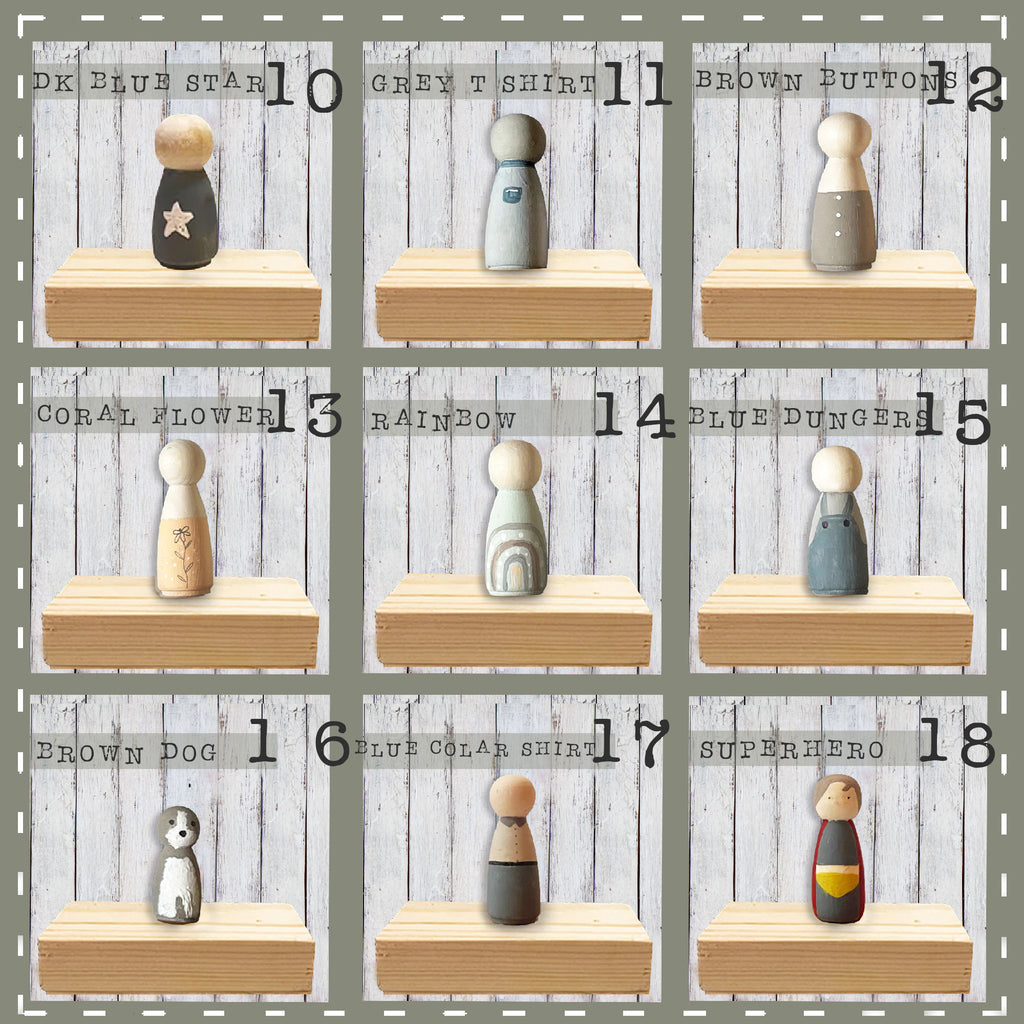 Peg Doll Scene - Teacher 13861