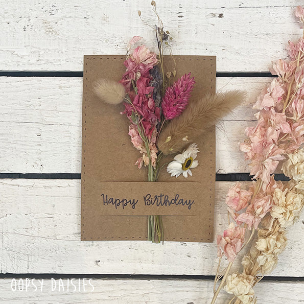 Mini Posy on Card - Happy Birthday 13844