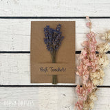 Mini Posy on Card - Best Teacher 13848