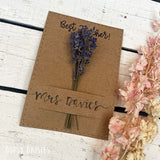 Personalised Mini Posy on Card - Best Teacher 13849