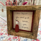 Sign Sm - Apple Peg Doll 13853