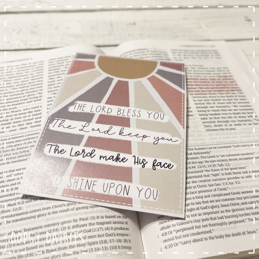 Print / Postcard Sunshine - The Lord Bless You 13878