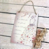 Plaque A5 - She is Clothed 14142