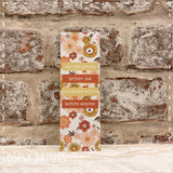 Bookmarker Retro Flower Print - She who Kneels 14251