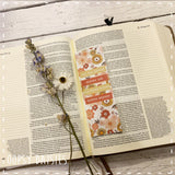 Bookmarker Retro Flower Print - She who Kneels 14251
