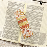 Bookmarker Retro Flower Print - She who Kneels 14251