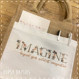 Book / Bible Jute Bag - Imagine 14254