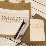 Book / Bible Jute Bag - Imagine 14254