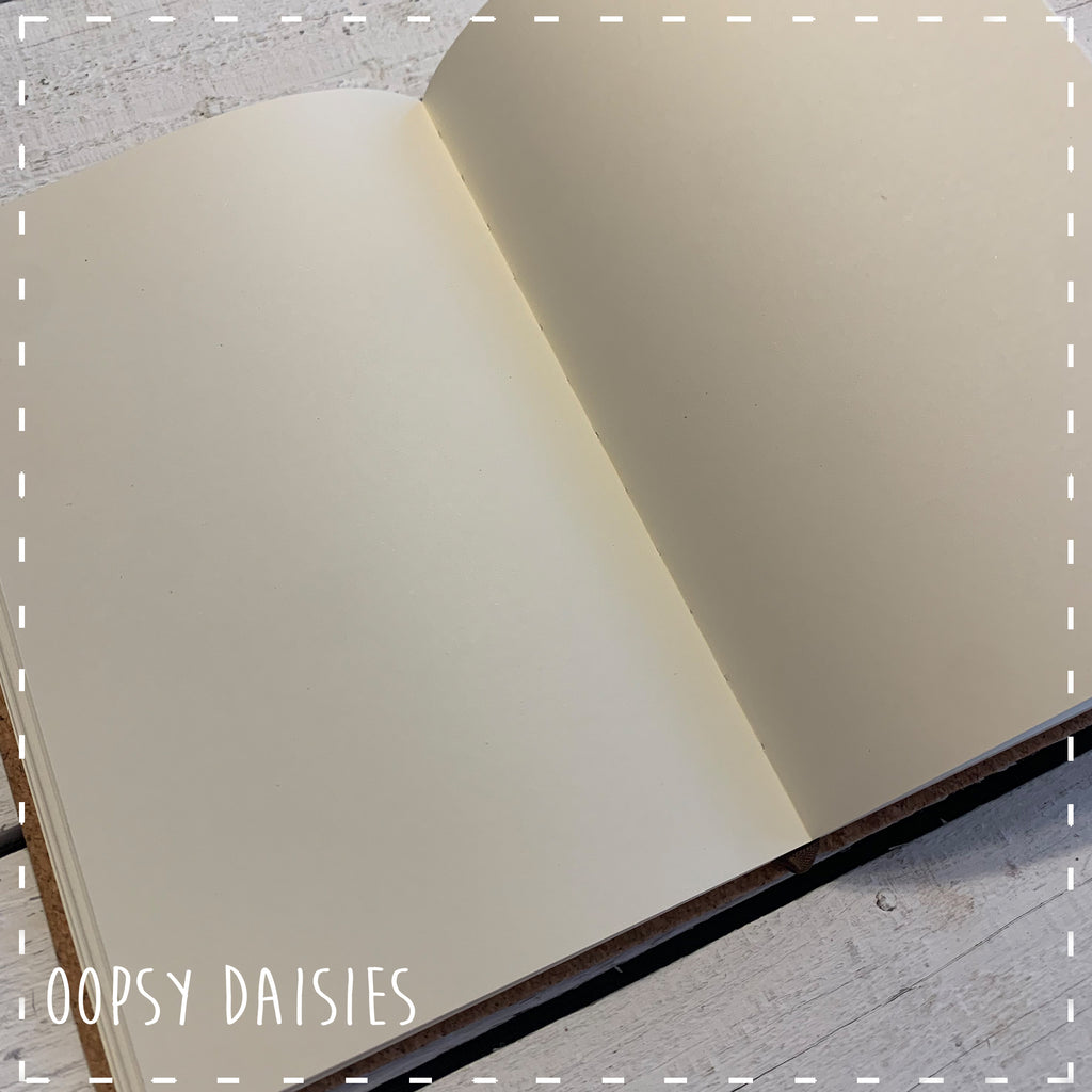 Notebook A5 Cork - Engraved with your Child's Drawing 14265