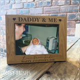 Personalised Wooden Frame - Hearts 14269