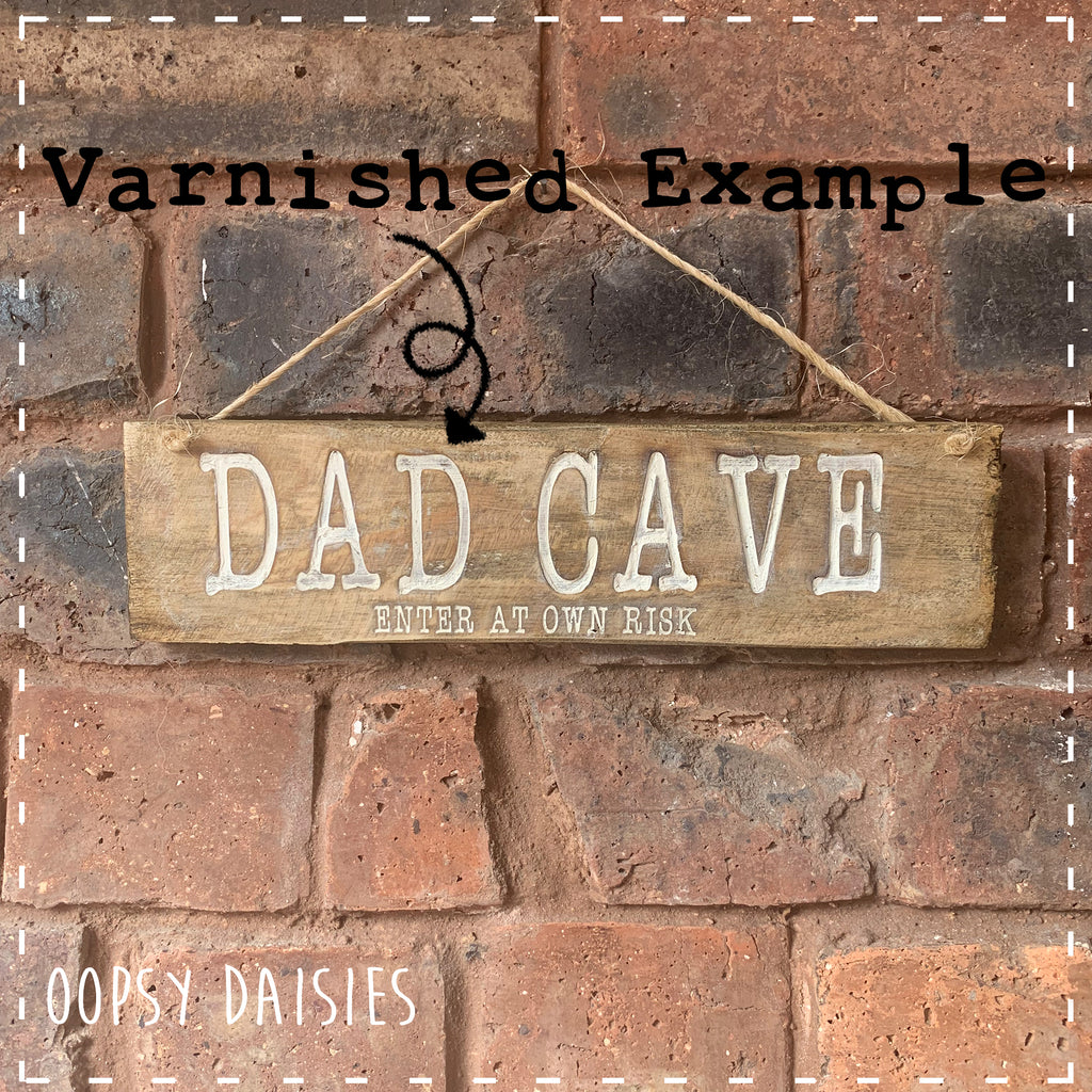 Pallet Sign - Dad Cave 14277