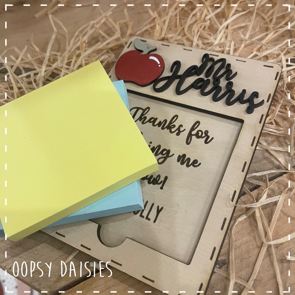 Post It Note Holder - Apple 14303