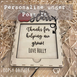 Post It Note Holder - Apple 14303