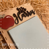 Post It Note Holder - Apple 14303