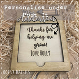 Post It Note Holder - Crayon 14304