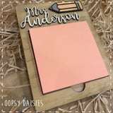 Post It Note Holder - Crayon 14304