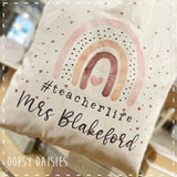 Tote Bag with Rainbow - #teacherlife 14306