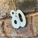 Age Number Plaque - '80' 14364