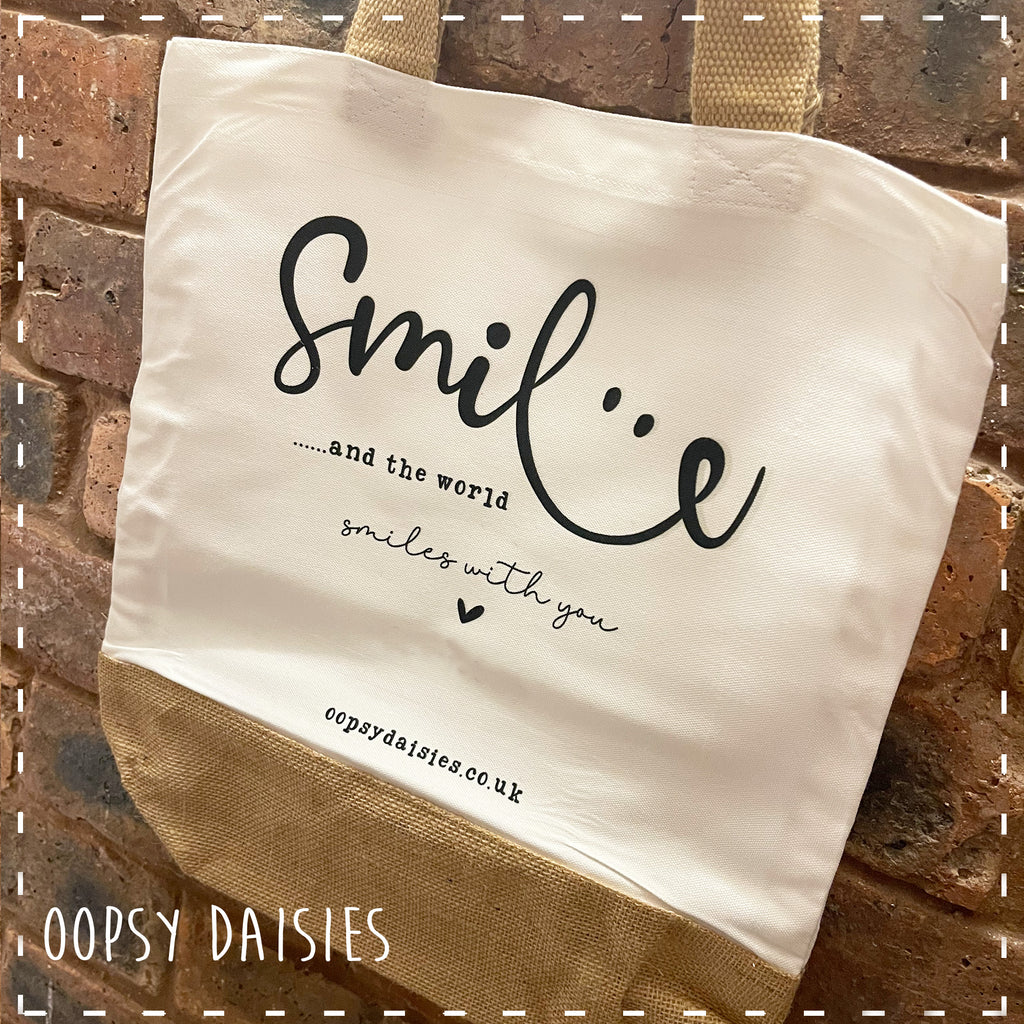 Canvas Tote Bag - Smile 14461