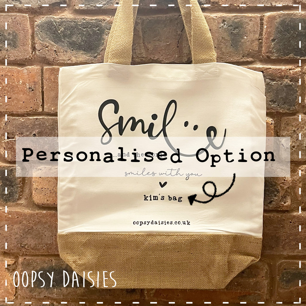 Canvas Tote Bag - Smile 14461