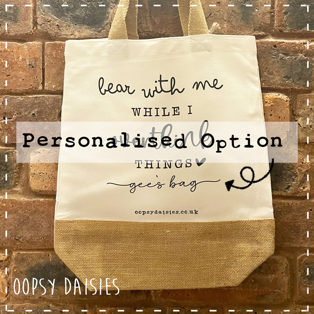 Canvas Tote Bag - Overthink Things 14462