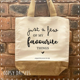Canvas Tote Bag - Favourite Things 14464