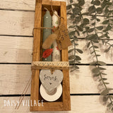 Hand Painted Floral Candle Gift Set 14474