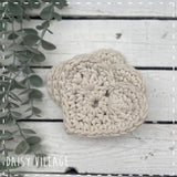 Crochet Heart Coasters in a Wooden Box Gift Set 14477