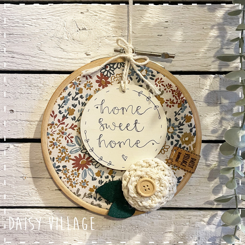 Embroidery Hoop - Home Sweet Home 14478