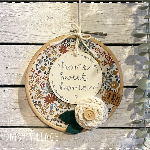 Embroidery Hoop - Home Sweet Home 14478