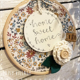 Embroidery Hoop - Home Sweet Home 14478