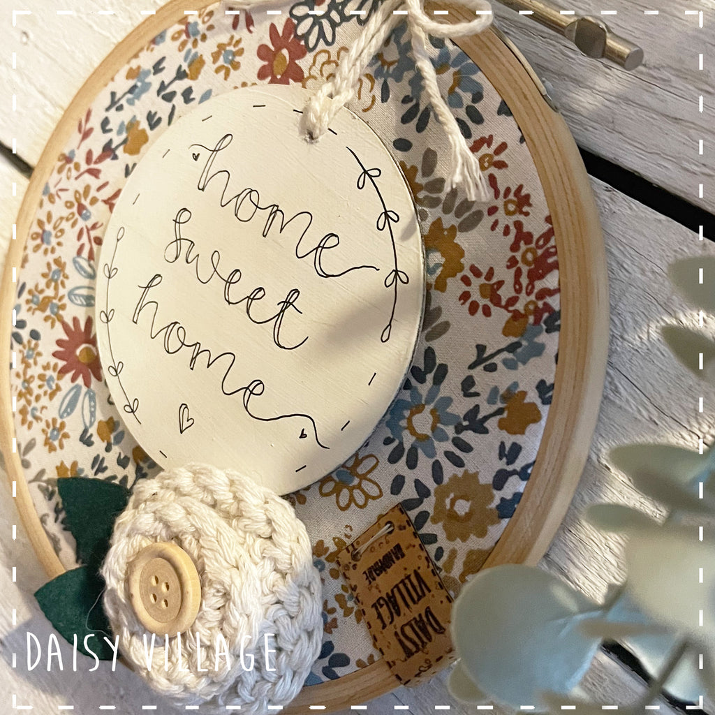 Embroidery Hoop - Home Sweet Home 14478