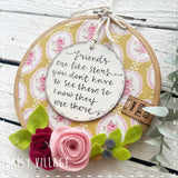 Embroidery Hoop - Friends are Like Stars 14483