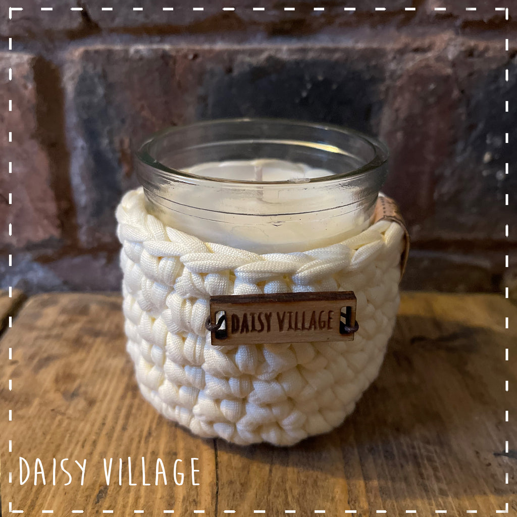 Personalised Crochet Candle Pot 14491