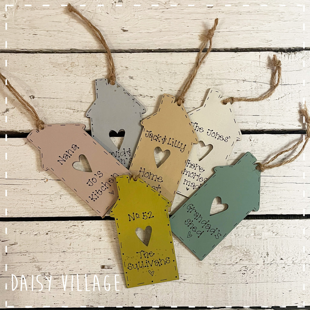 Personalised Mini Hanging Houses 14499