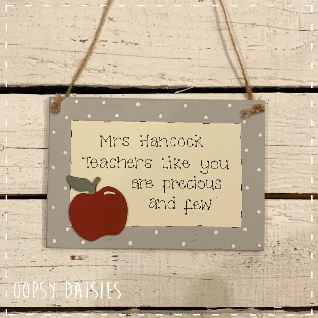 Md Plq with Wooden Apple 1705