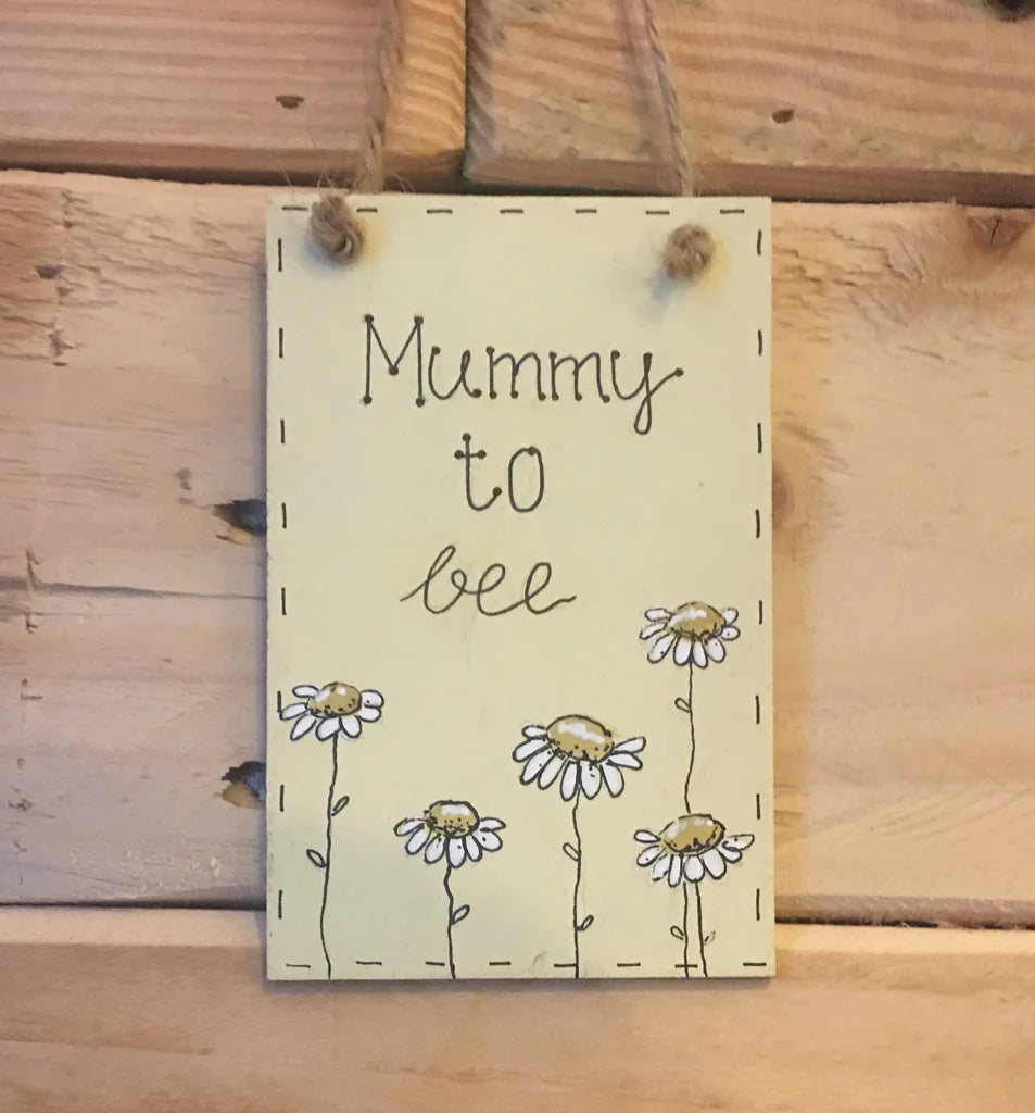 Bees & Daisies Mini Plaque - Daisies 8619