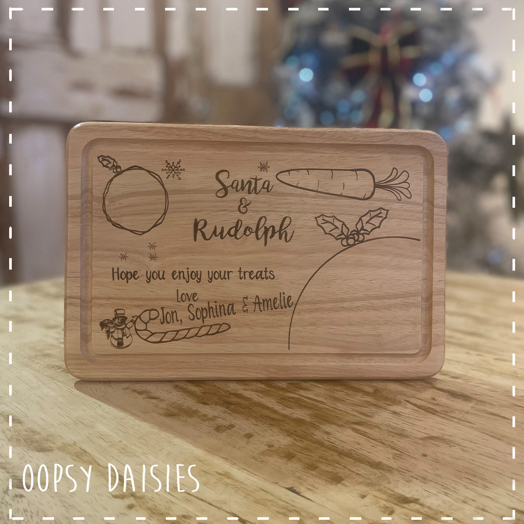 Personalised Santa & Rudolph Board 9531