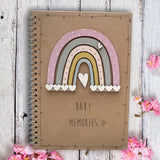 Handmade Rainbow Notebook - Personalised 9959