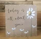 Personalised Card / Postcard - Tall Daisies 8723