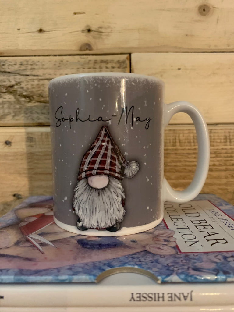 Gnome Snowy 10oz Mug - Issac Gnome Personalised 10708