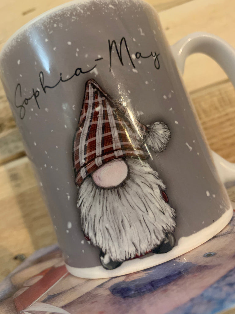 Gnome Snowy 10oz Mug - Issac Gnome Personalised 10708