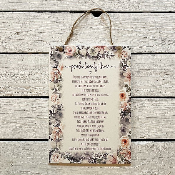 Plaque A5 - Psalm 23 13051