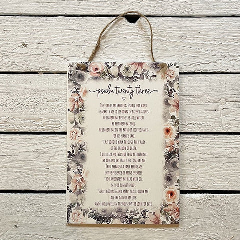 Plaque A5 - Psalm 23 13051