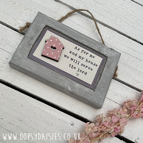 Mini Picture - As For Me & My House 13083