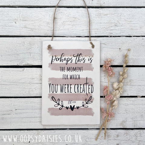 Plaque A5 - For which you were created 13099