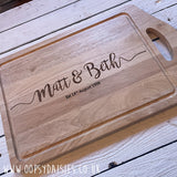 Chopping Board Lg with Handle & Ridge - Elegant 13171